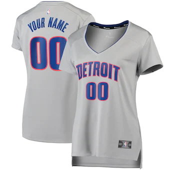 womens fanatics branded silver detroit pistons fast break r-307